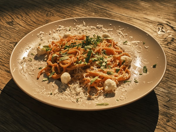 Truffle pasta dish