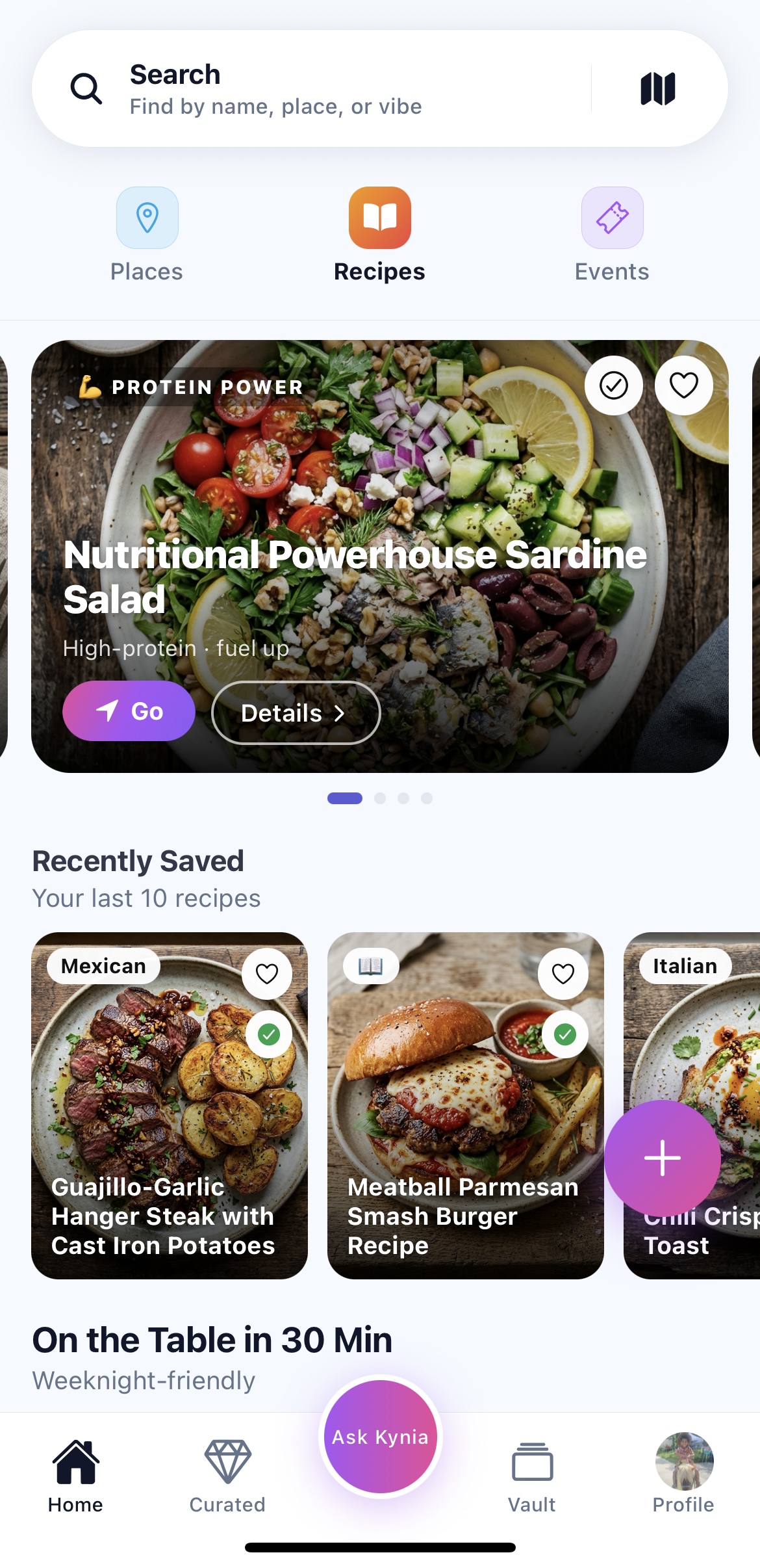 Kynia Recipes feed